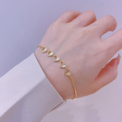 個性的なデザイン オシャレ度満点 綺麗め ブレスレット アクセサリー＜ins-3535＞