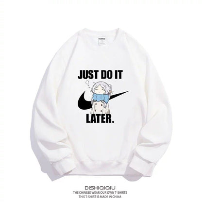 【裹起毛あり】質感のいい 葬送のフリーレン キャラクター ラウンドネックスウェット-A2005