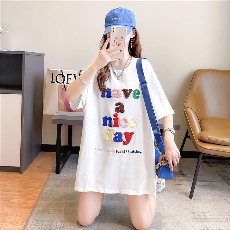 【半額！期間限定！！】今季マストバイ 定番シンプル カジュアル ファッション プリント  半袖Tシャツins-8518