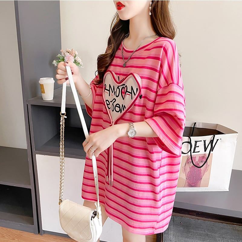 スタイリッシュ 今季大好評 ボーダー柄 Tシャツ カットソーins-3254