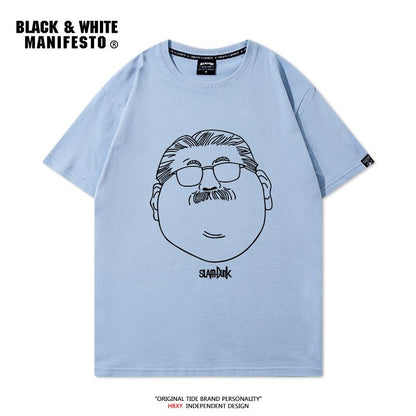 【人気ランキングNO.3】早い者勝ち　好感度UP おすすめ プリントロゴ　半袖 Tシャツ-A2356