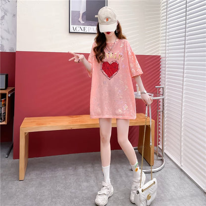 話題沸騰中  個性派 ファッション プリント 全3色 半袖Tシャツins-8508