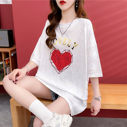 話題沸騰中  個性派 ファッション プリント 全3色 半袖Tシャツins-8508
