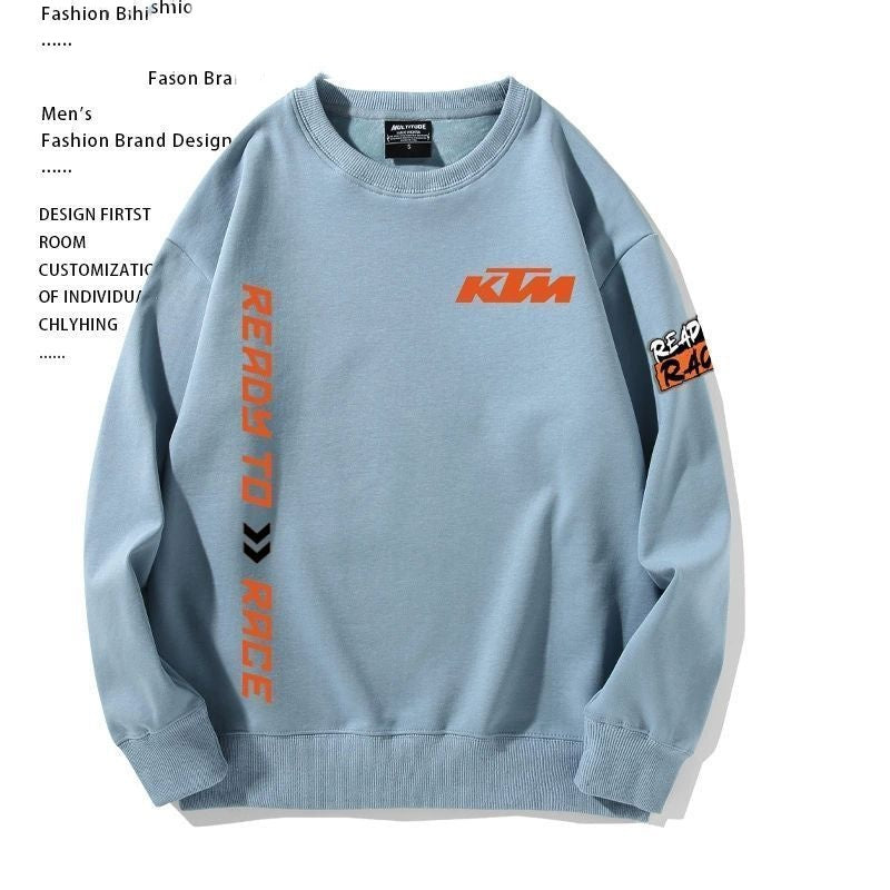 【裹起毛あり】超人気 合わせやすい   ラウンドネックスウェット-A1952