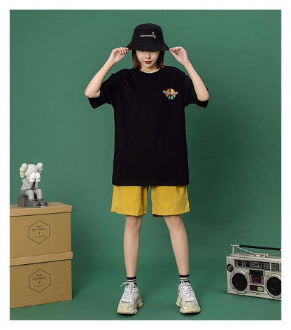 超人気 上質 シンプル 半袖Ｔシャツⅹパンツセットins-8044