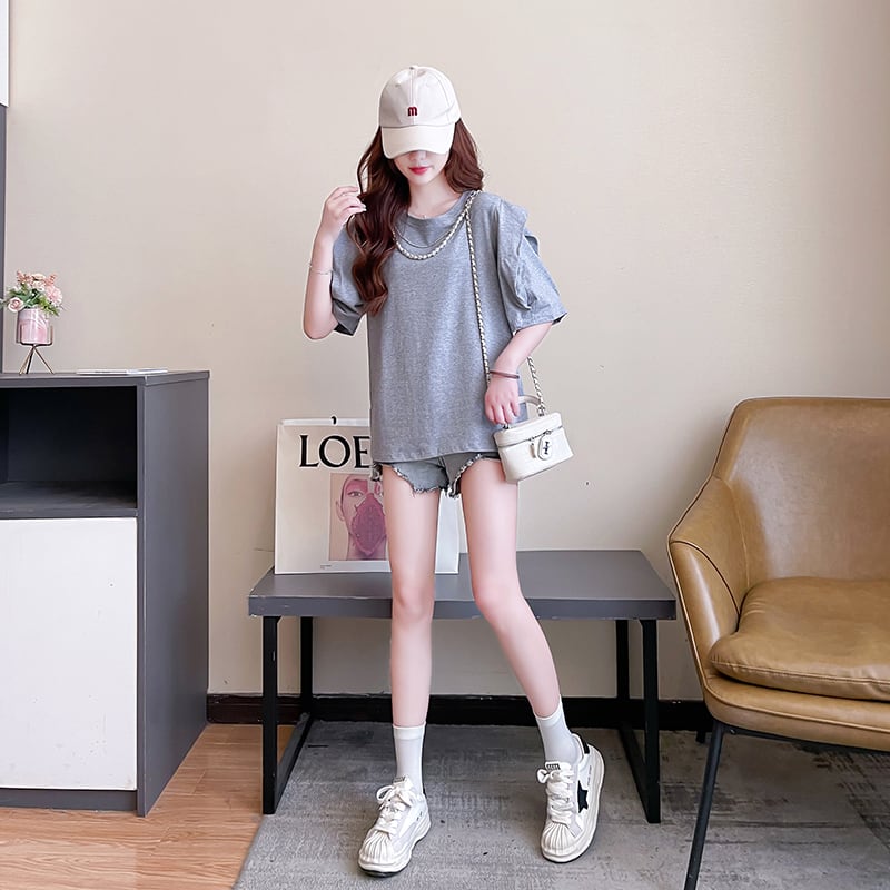 売り切れ必至 個性派 簡潔 ファッション  全3色 半袖Tシャツins-8514