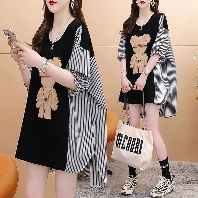 美人度アップ ファッションルーズ カットソーins-6568