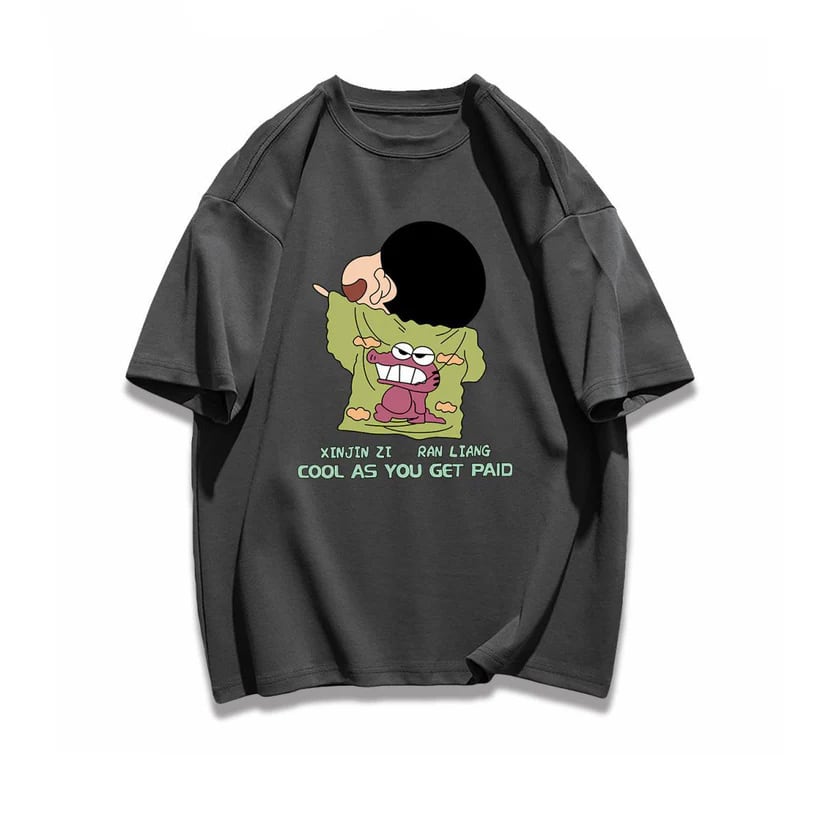 売り切れ必至 大人可愛い カジュアル プリント 全6色Ｔシャツins-6682