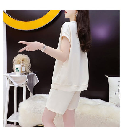 今季マストバイ  カジュアル ファッション 半袖Ｔシャツⅹパンツセット全3色 ins-8265