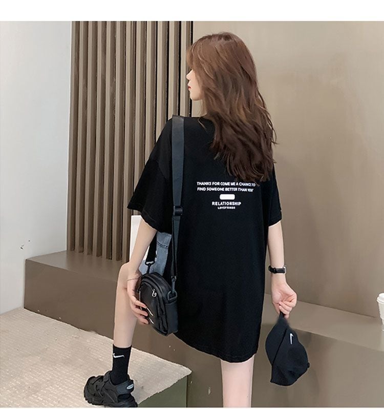 個性的なデザイン 一目惚れ 2色選択可  レイヤード風  Tシャツ カットソーins-8286