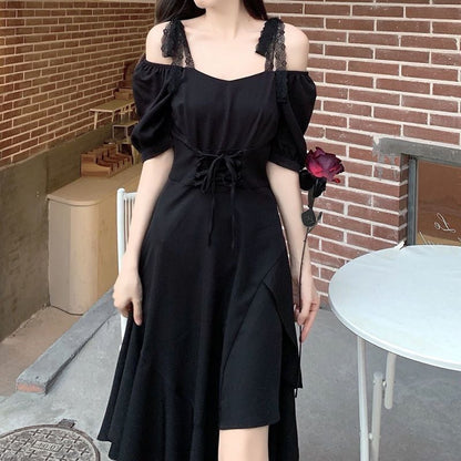 美人度アップ アバンギャルド セクシー エレガント ワンピースins-8171