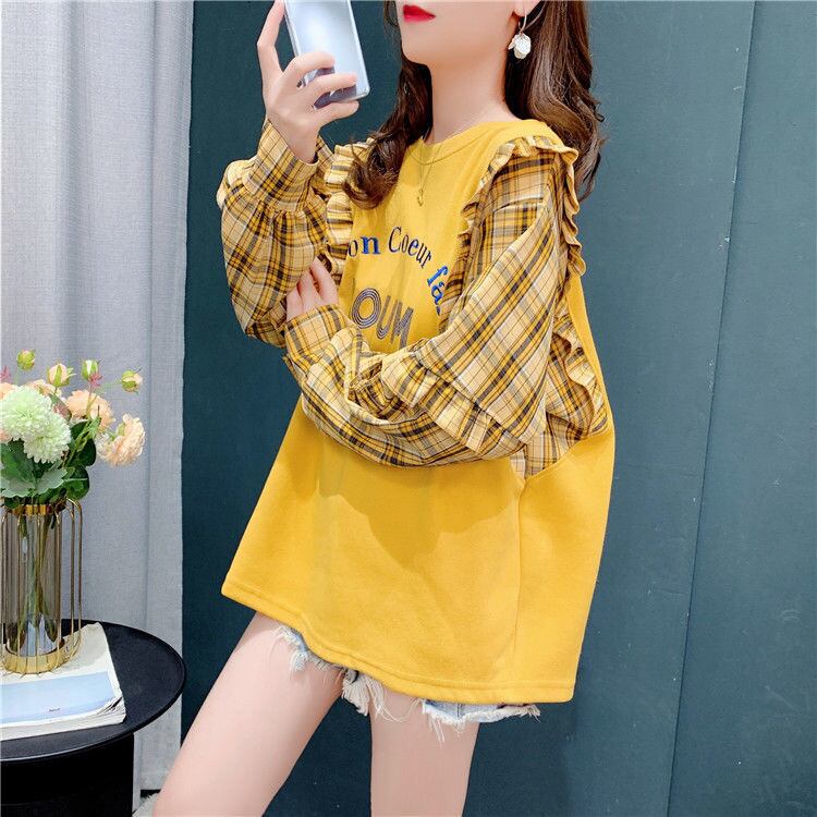 絶対欲しい ファッション 上質 フェイクレイヤード シャツins-6526