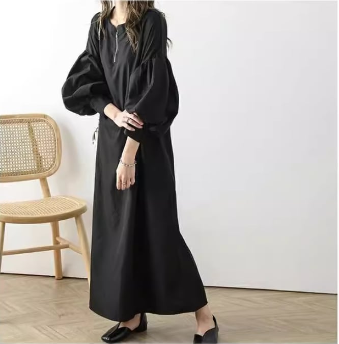 定番シンプル ファッション エレガント ワンピースins-6563