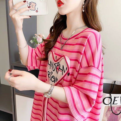 スタイリッシュ 今季大好評 ボーダー柄 Tシャツ カットソーins-3254