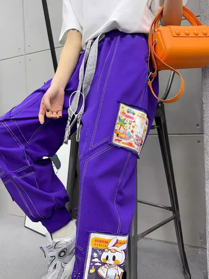 【数量限定】売り切れ必至  ファッション カジュアル 上品 切り替え パンツins-4916