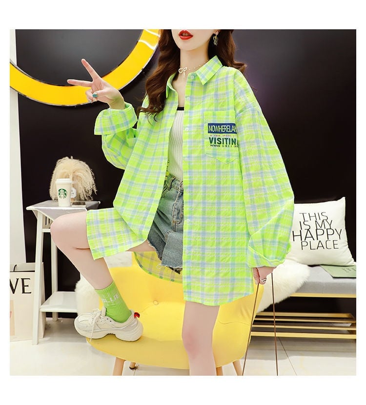 今季マストバイ ファッション ルーズ シャツins-6494