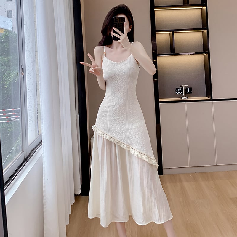 着回し力抜群  カジュアル エレガント キャミワンピースins-8390