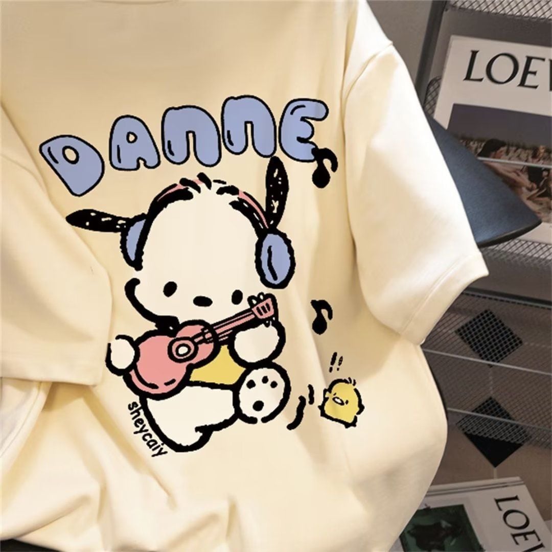 新商品 絶対欲しい 上質 キュート プリント 7色選択 半袖Tシャツins-8625