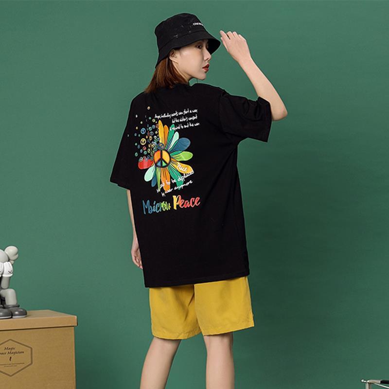 超人気 上質 シンプル 半袖Ｔシャツⅹパンツセットins-8044