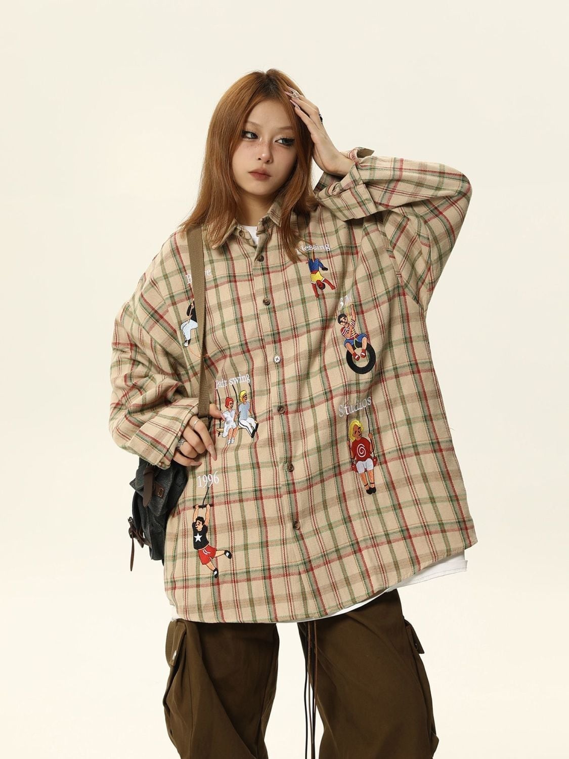 大活躍  ファッション 個性派 シャツins-6520