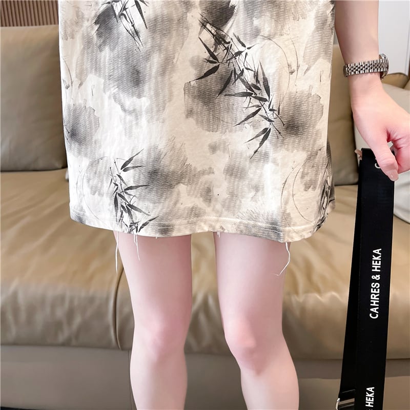 新商品 オシャレ度満点 高級感溢れる 2色選択可 Tシャツ カットソーins-8277