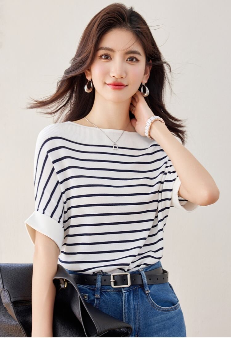 今季マストバイ カジュアル ファッション エレガント Tシャツins-6587