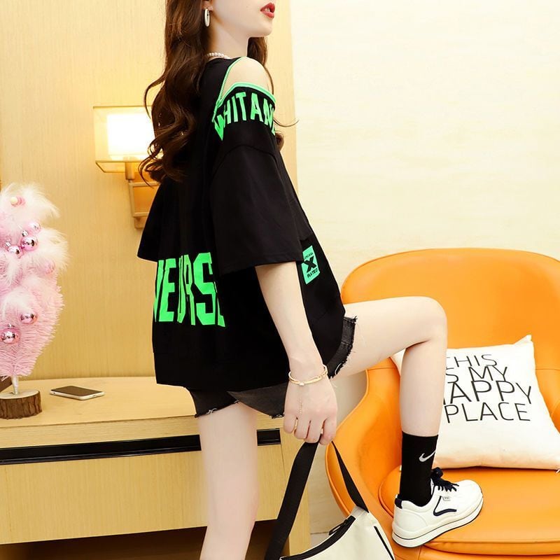 今季マストバイ アバンギャルド プリント全3色 半袖Tシャツins-8167
