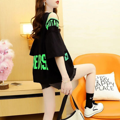 今季マストバイ アバンギャルド プリント全3色 半袖Tシャツins-8167