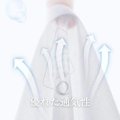 ナイトブラ ノンワイヤーブラジャー ブラ 夏 吸水速乾 メッシュ 涼しい  極薄 通気性infashion-3058