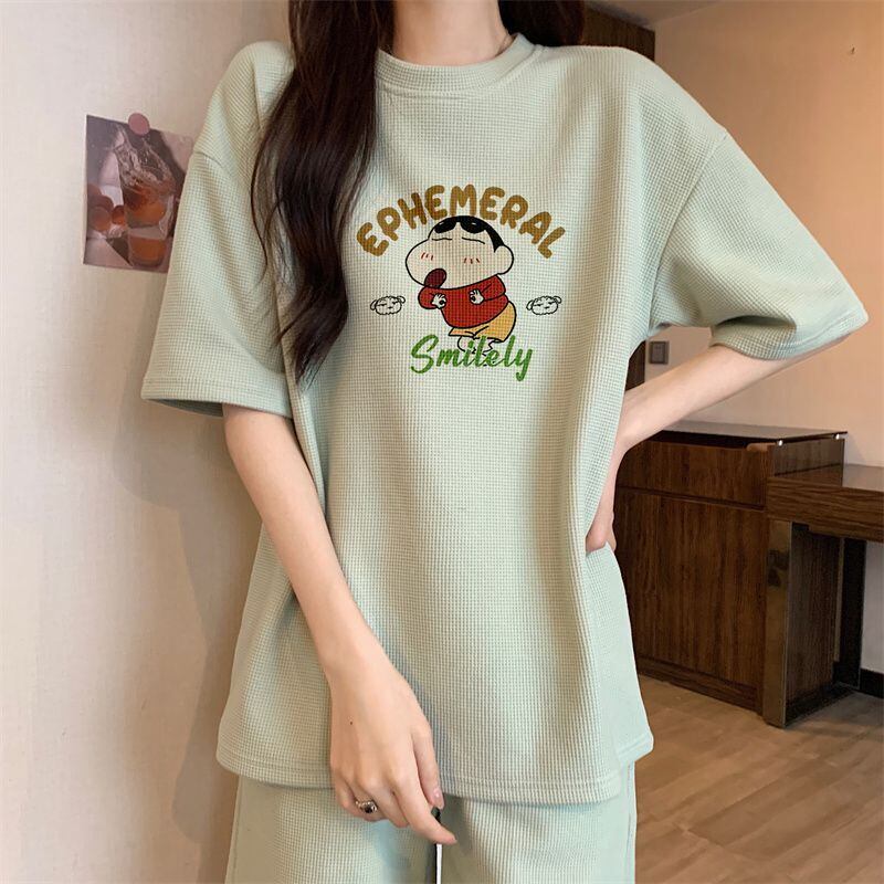 早い者勝ち  大好評 カジュアル キュート 半袖Ｔシャツⅹパンツセットins-6550