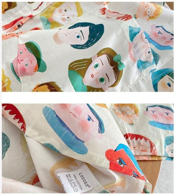 新商品 ファッションプリント 半袖Tシャツ カットソーins-8297