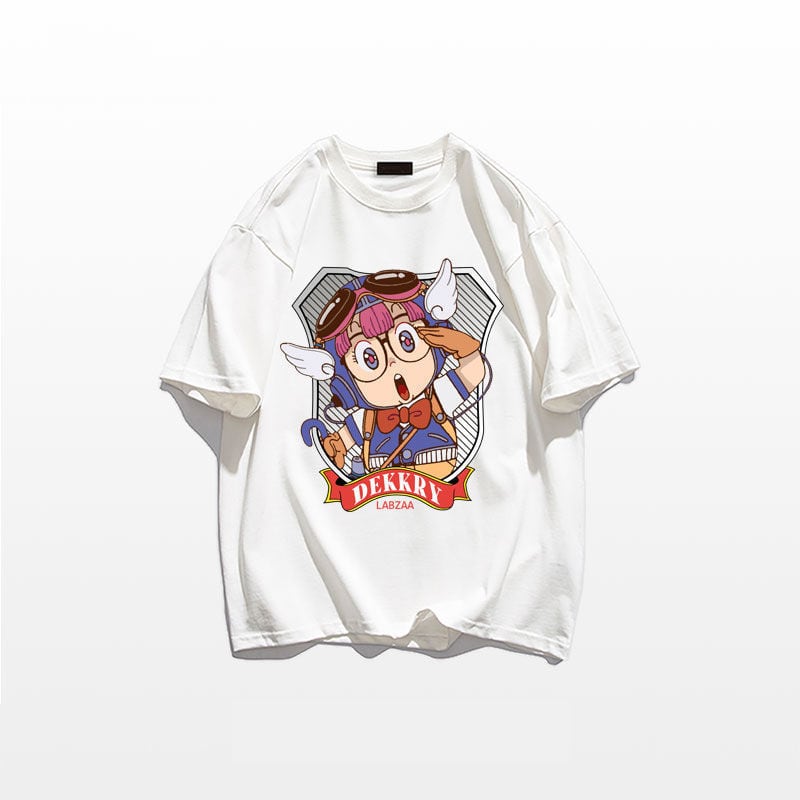 新商品 カジュアル ゆったり プリント 5色 半袖Tシャツins-8239