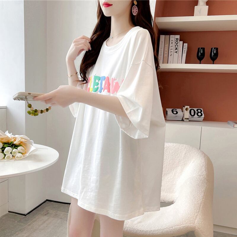 オシャレ度満点 一目惚れ アルファベット Tシャツ カットソーins-3071