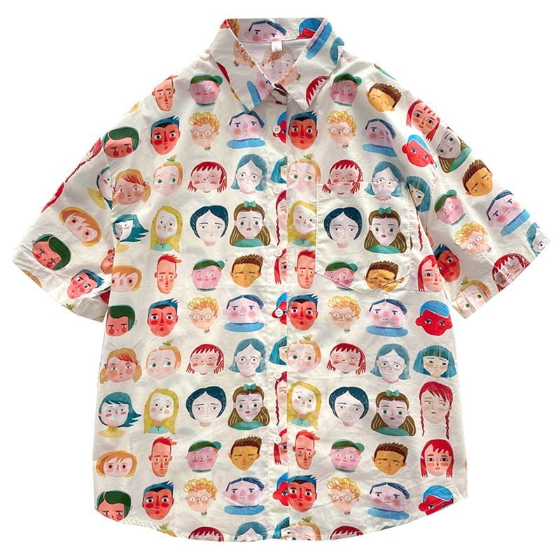 新商品 ファッションプリント 半袖Tシャツ カットソーins-8297