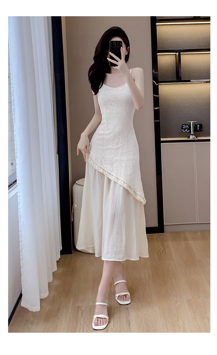 着回し力抜群  カジュアル エレガント キャミワンピースins-8390