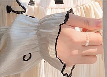 超人気 大人可愛い ファッション キュート 上質 フレアスリーブ パジャマins-4927