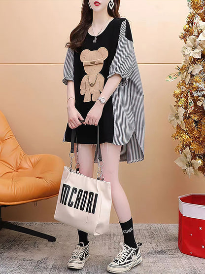 美人度アップ ファッションルーズ カットソーins-6568