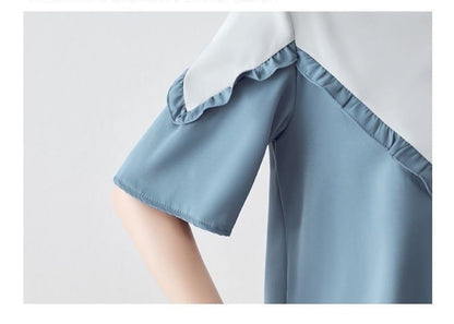 【半額！期間限定！！】 定番シンプル ファッション 上質 シフォン 半袖ins-6595