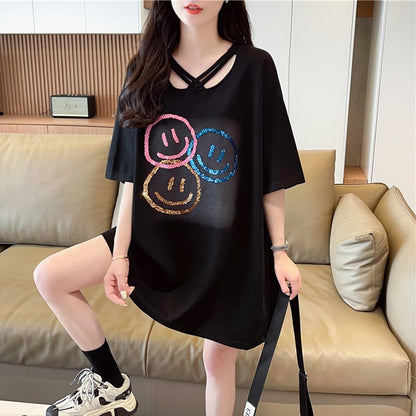 今季マストバイ  特別デザイン スウィート プリント 全2色 半袖Tシャツins-8538