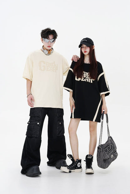 売り切れ必至　人気商品再入荷    個性派  上質 半袖Tシャツ  全2色 男女兼用ins-4907