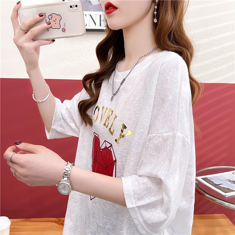 話題沸騰中  個性派 ファッション プリント 全3色 半袖Tシャツins-8508