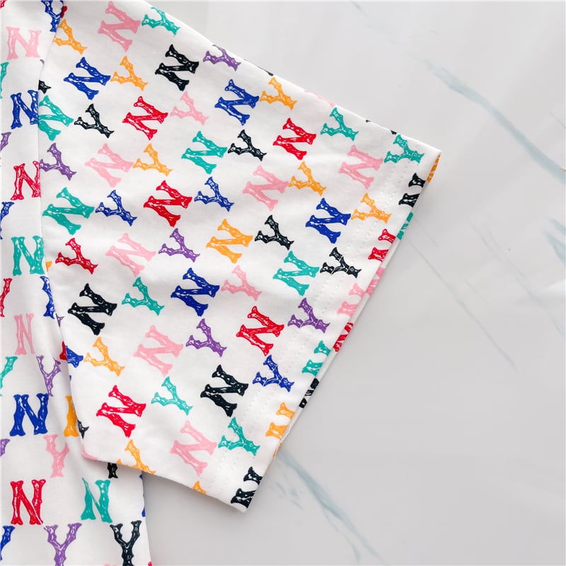 【半額！期間限定！！】新作 カジュアル プリント ラウンドネック  半袖Tシャツ カットソーins-8427