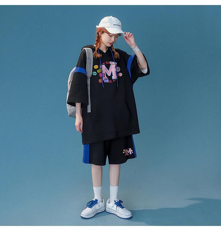 早い者勝ち  絶対流行 カジュアル 半袖Ｔシャツⅹパンツセットins-6534