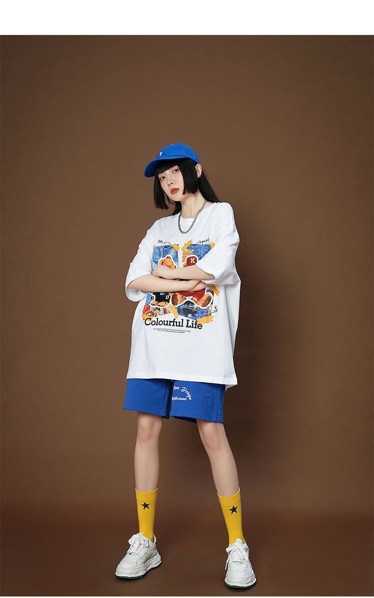 上質 シンプル カジュアル半袖Ｔシャツⅹパンツセットins-8068