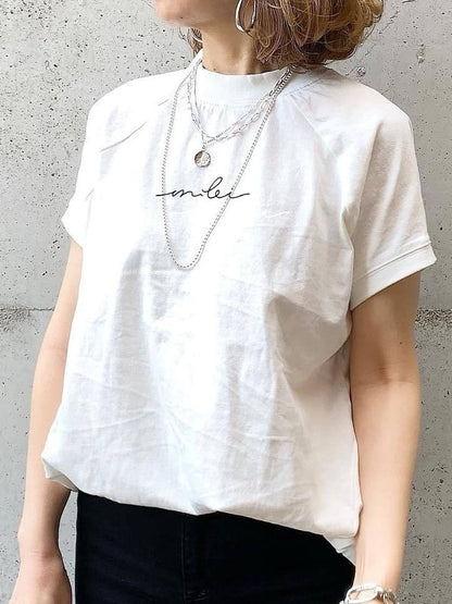 大好評  ファッション カジュアル 簡潔 全2色 半袖Tシャツins-8183