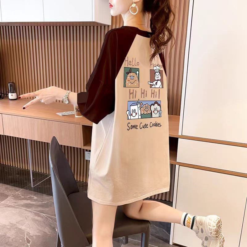 話題沸騰中 4色選択可 プリント  Tシャツ カットソーins-8276