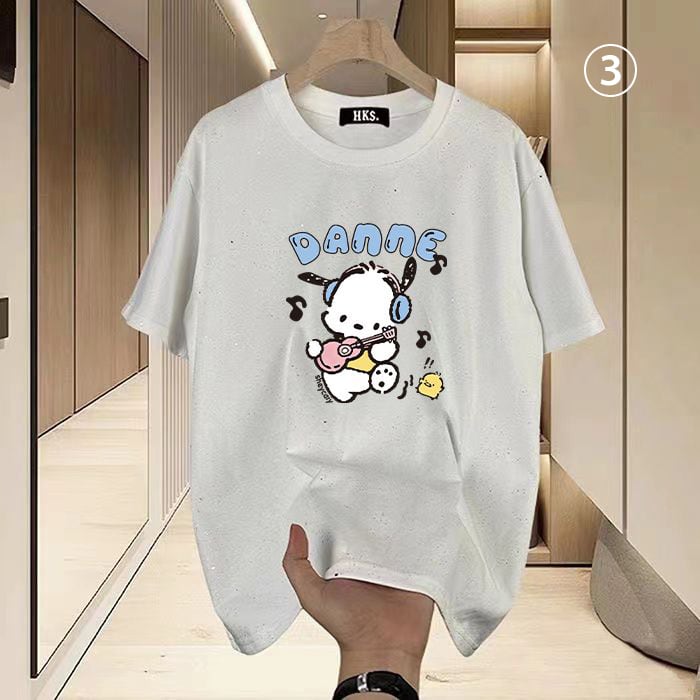 新商品 カジュアル プリント 選べるデザイン4種類 全2色 Tシャツ カットソーins-8585