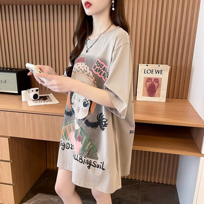 新作 アバンギャルド 特別デザイン プリント全3色 半袖Tシャツ カットソー ins-8605