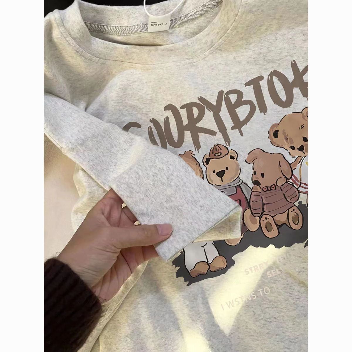 目立つ カジュアル ラウンドネック 半袖 Tシャツ ins-8630