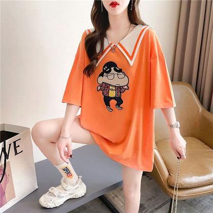 おすすめ  カジュアル キュート 6色選択可 Tシャツ カットソーins-8366